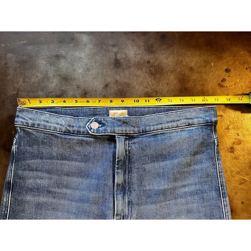 Mother Jeans Women 32 High Rise The Tab Roller Skimp Out Of Town Wide Leg 34x30 - Picture 12 of 16